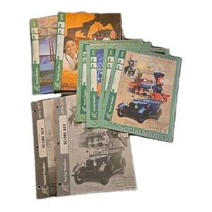 ACE School Of Tomorrow Social Studies 2 Paces 1077-78 Tests 2 Score Keys 1073-78